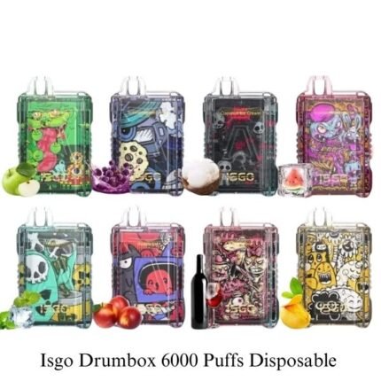 Isgo Drumbox 6000 Puffs Disposable